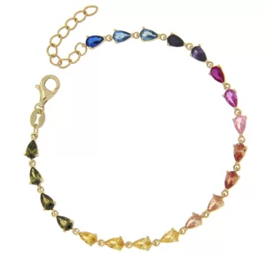 Bracciale Gocce Rainbow Gold G&D Gioielli GD0798020130570